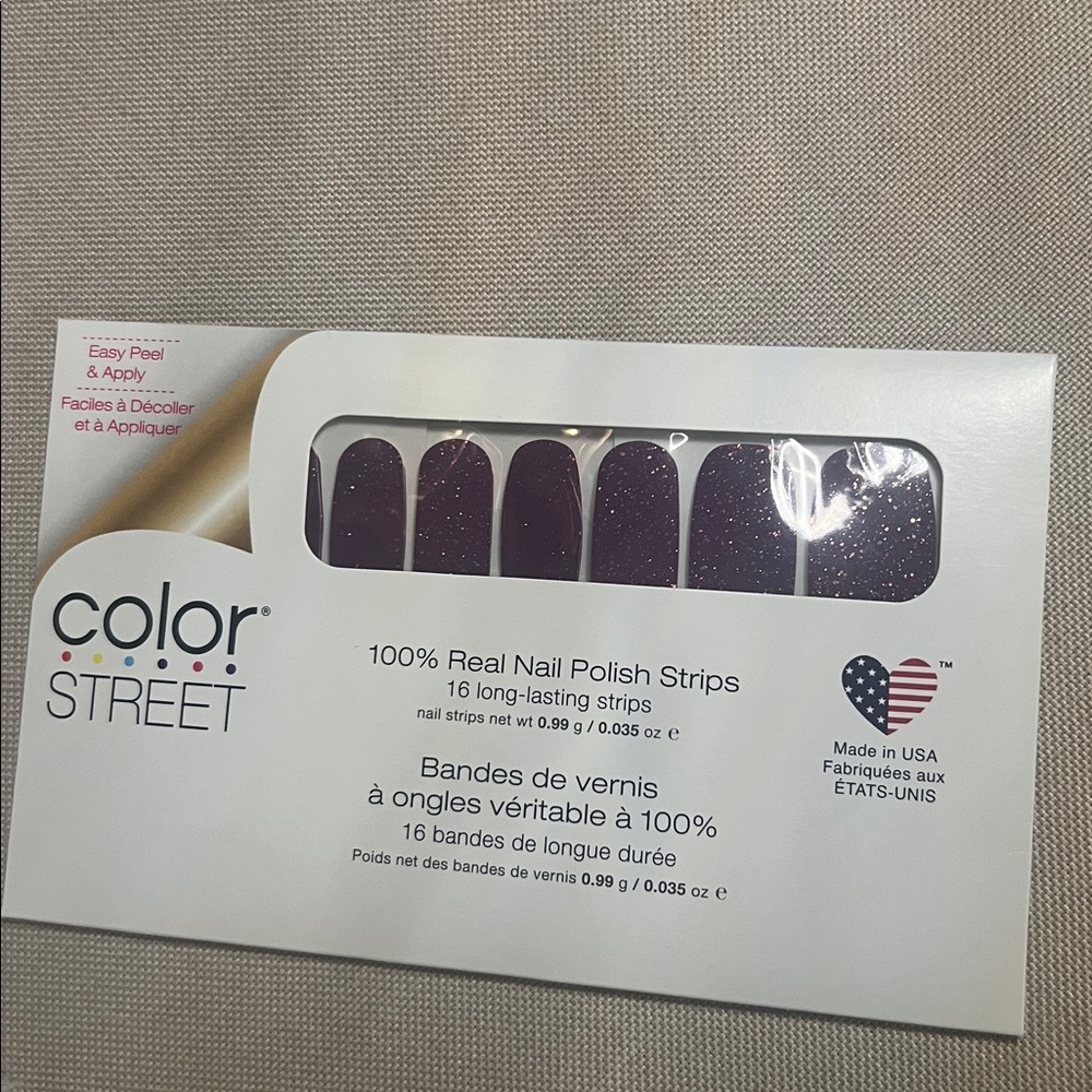 Color Street Deep Grapevine Purple Nail Strips